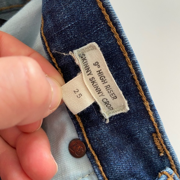 MADEWELL | High Riser Skinny Skinny Crop, Bayview - Picture 7 of 8